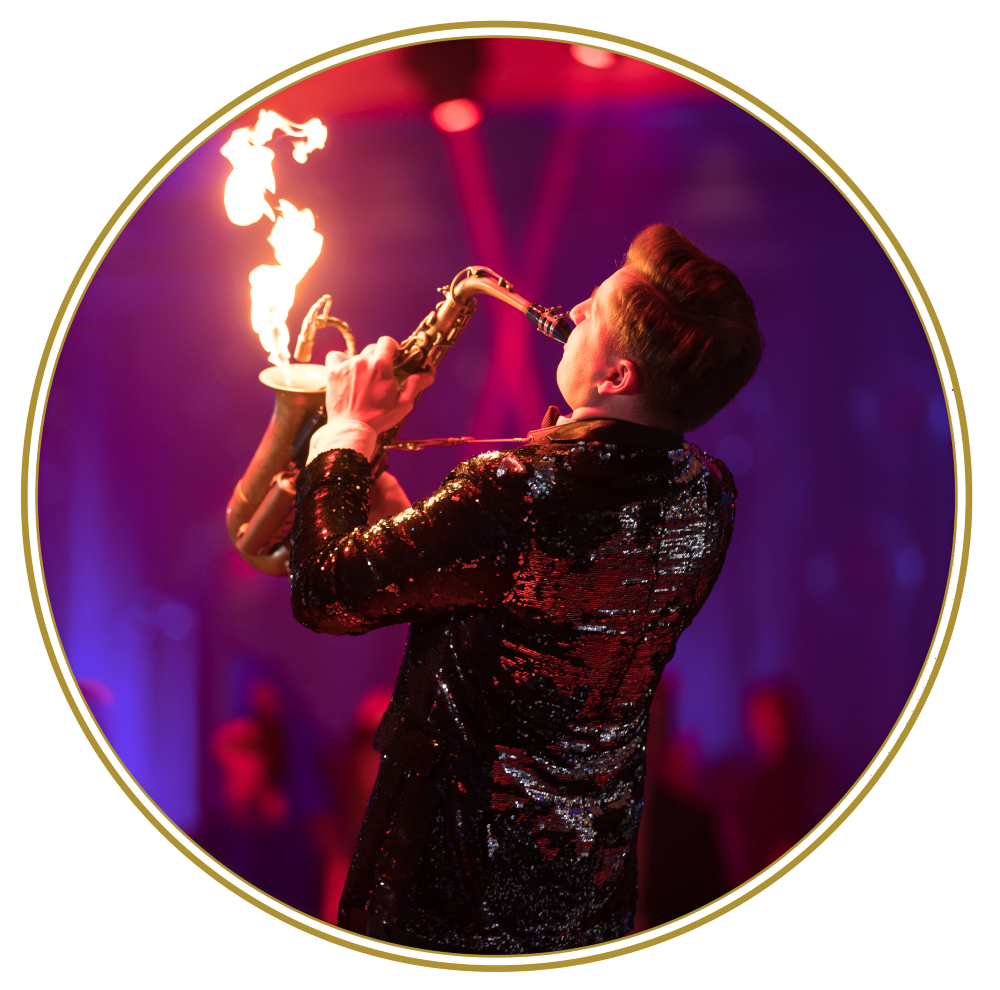 Fire Saxophonist